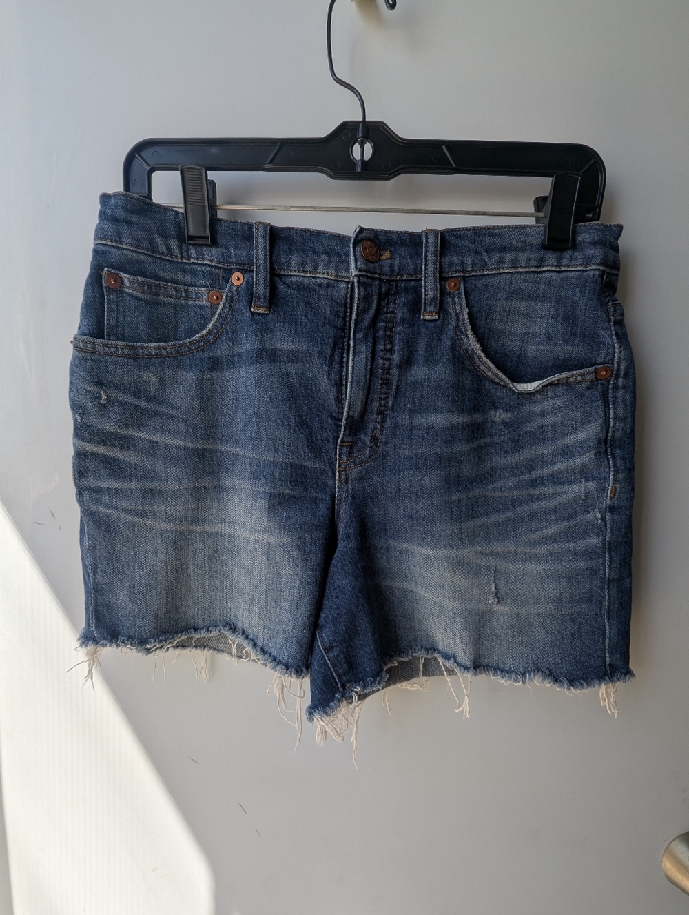 Madewell-Denim Cutoff Shorts - Blue